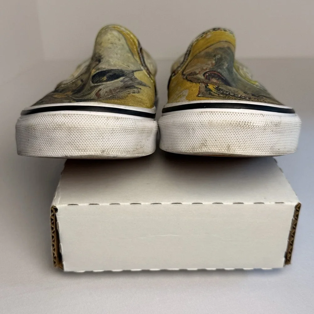 Vans X Vincent Van Gogh Museum Skulls Skater Art Men 4.5 Women 6